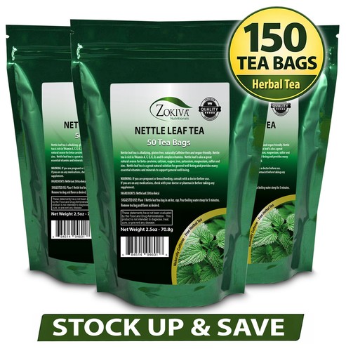 Nettle leaf tea bags - nettle,
